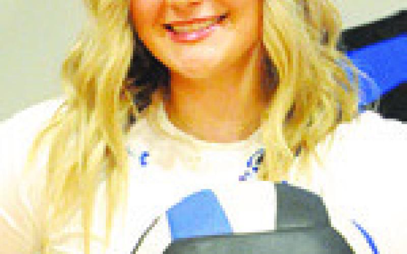 During the Navasota Softball Tournament, Becker hit a milestone as a pitcher -- earning her 500th strikeout in a game against Leon.