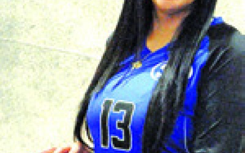KARLA LARA was recently named to the District 25-2A All-District Honorable Mention Squad.