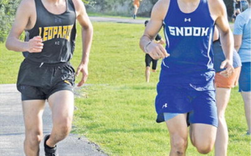 TRISTAN YEN WAS ONE of the Snook runners who participated at the Caldwell Cross Country Invitational last Saturday morning.