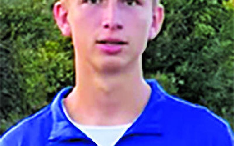 BARRETT DUDENSING finished seventh in the Coach Giese XC Meet in College Station last week.