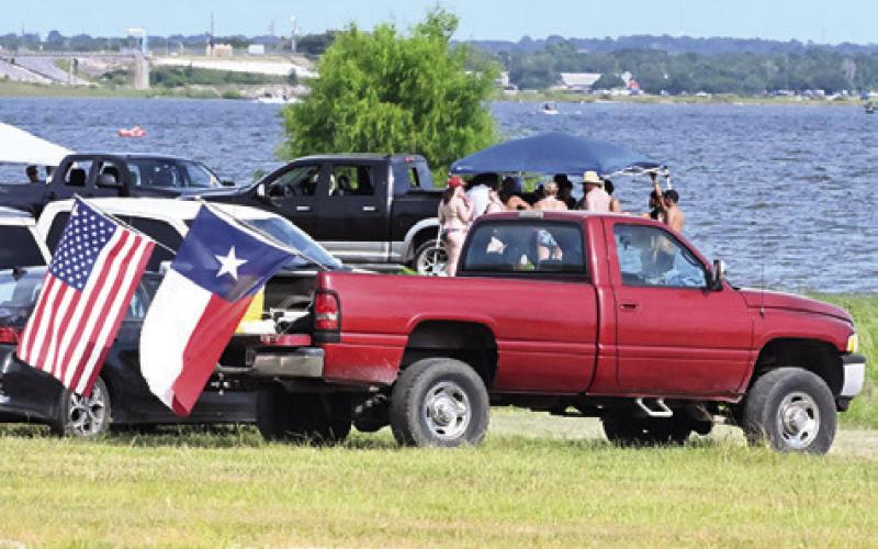 EVEN VEHICLES WORE red, white and blue at Welch Park on Saturday, July 4, as part of the Welch Park July 4th Celebration. Tribune photo by Denise Squier