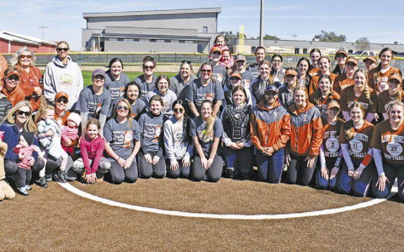 THE 2023 LADY HORNET SOFTBALL TEAM hosted former Lady Hornets this past Saturday for the annual alumni scrimmage.