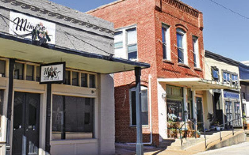 HISTORIC DOWNTOWN CALDWELL is pictured from Echols Street. Main Street officials are trying to get a kolache bake shop downtown.