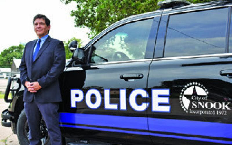 DR. STEVEN HURON was named the first chief of police for the City of Snook. This historic move was made in 2025.