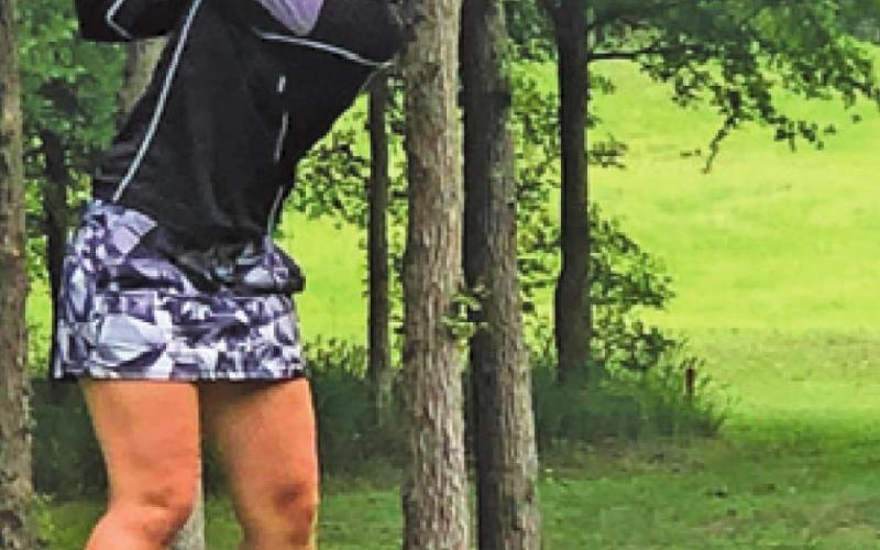 CALDWELL’S RACHEL Novosad shot a 110 and 104 for a two-day total of 214 at the UIL Class 3A Girls State Golf Tournament.