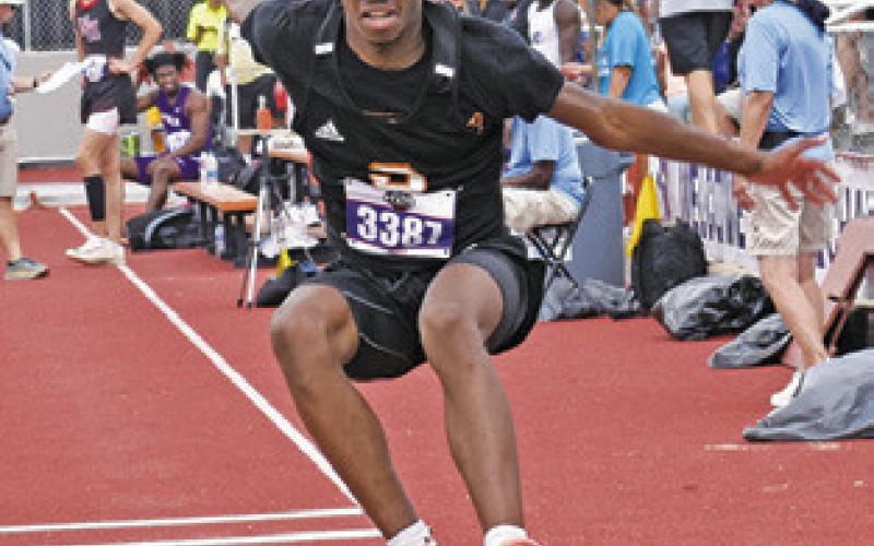 SOMERVILLE’S BRANDYN Carter competed in the Class 2A boys’ triple jump at the UIL State Track &amp;amp; Field Meet on Friday, placing seventh.