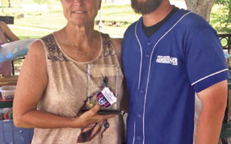 CALDWELL’S DORIS Hieden went undefeated to win the Class A 30-feet tournament title with a high game of 85% on July 8 at the Ed Mcfarland Classic, hosted by the South Central Horseshoe Club in Bryan. Danny Patterson finished second with high game of 80%.