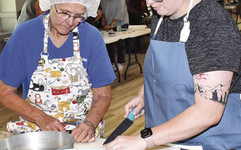 A HANDS-ON canning workshop was held on Friday, May 31, at HUS School Encampment. Holly Narro of Texas AgriLife Extension in Burleson County taught the class.