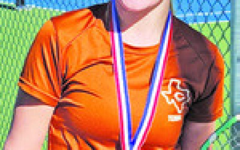 JORDAN PERKKIO earned second place in girls’ singles at the Caldwell Tennis Tournament last week.