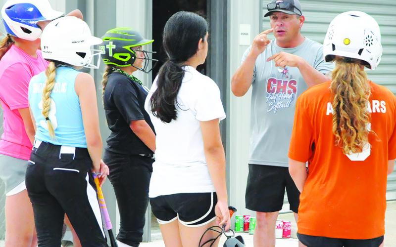Scenes from Lady Hornet Softball Camp
