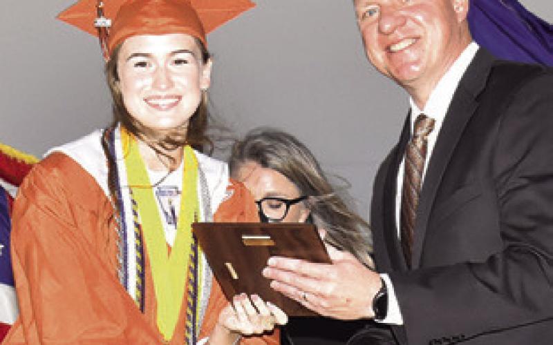 Hancock delivers CHS valedictorian speech