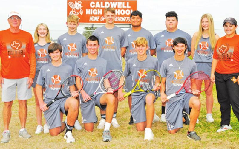 THE 2022 CALDWELL HORNET SPRING TENNIS team