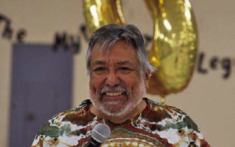 ALBERT RAMIREZ, DIRECTOR OF THE Burleson Health Resource Center since its establishment in 2004, celebrated his retirement at a gathering on Thursday, Aug. 27. Tribune photo by Sabine Lazo