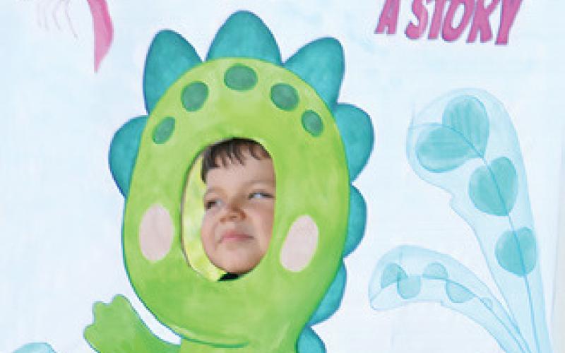 THE SUMMER READING program through the Harrie P. Woodson Memorial Library was themed “Unearth a Story” -- ending with “The Final Dig,” a water party at J.E. Hejl Park. Tribune photo by Kimberly Hutcheson