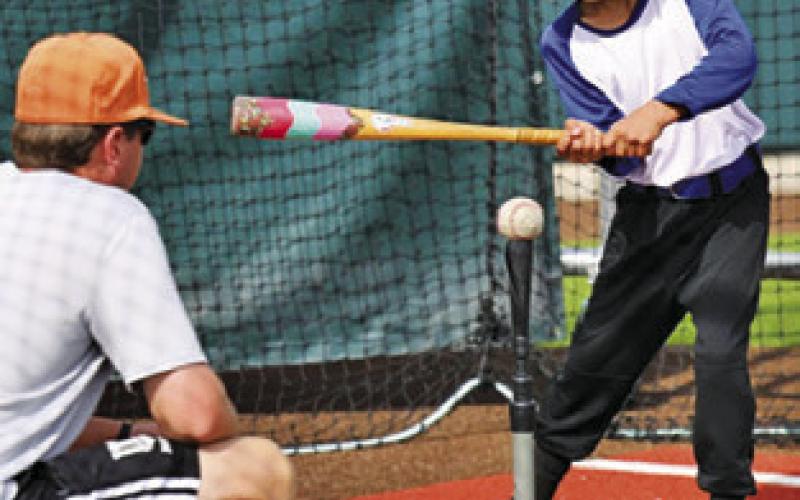 Scenes from Hornet Baseball Camp