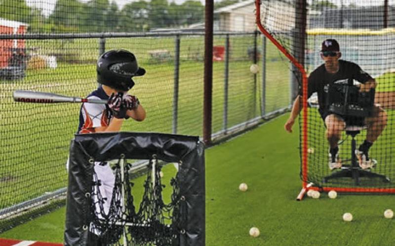 Scenes from Hornet Baseball Camp