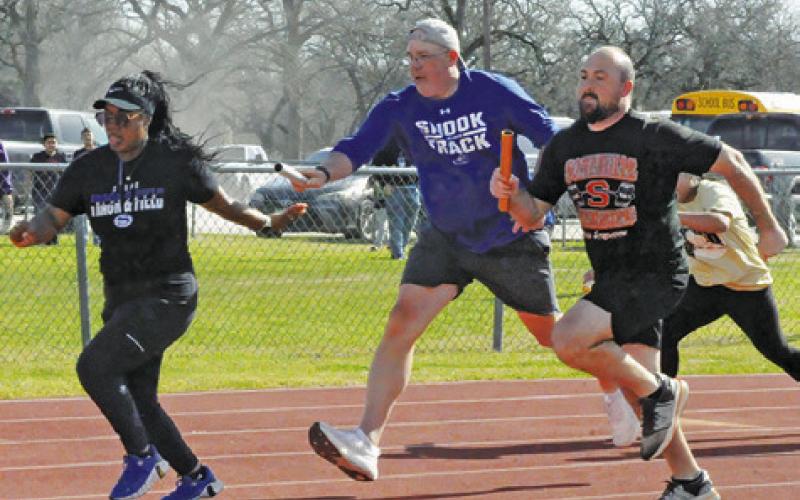 EVEN THE COACHES GOT in on the fun at last week’s Koppers Relays
