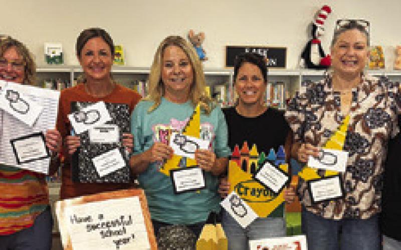 FIVE CALDWELL ISD TEACHERS were recently presented $100 awards through a Classroom Cash Giveaway by the Burleson County Juneteenth Association to help obtain classroom supplies, provide student enrichment opportunities and support innovative learning projects.