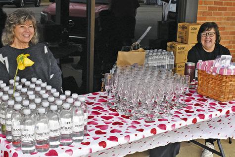 THESE GLASSES WERE available to those participating in Chocolate, Champagne &amp; CakeWalk last Saturday in downtown Caldwell.