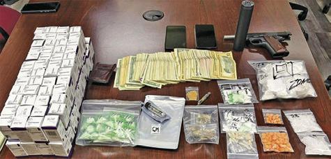THESE DRUGS WERE confiscated in a Dec. 10 DPS traffic stop.