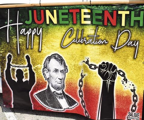 THIS ART WAS featured on Saturday at the Juneteenth Parade in downtown Caldwell.