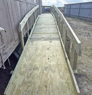 OCT. 31 MARKED marked the sixth ramp built this year with Texas Ramp Project