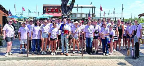 BURLESON COUNTY 4-H Exchange Club members