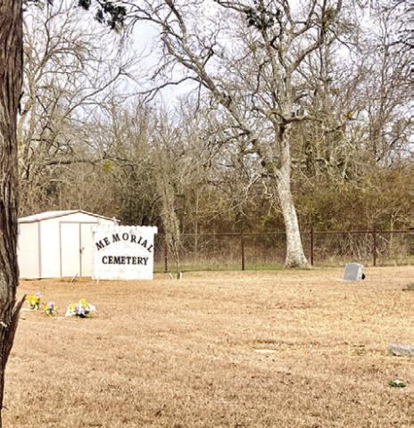 THE CHRIESMAN MEMORIAL CEMETERY, located at 249 Kidd Street, is the final resting place of two WWII veterans and five Vietnam veterans. Tribune photo by Sabine Lazo