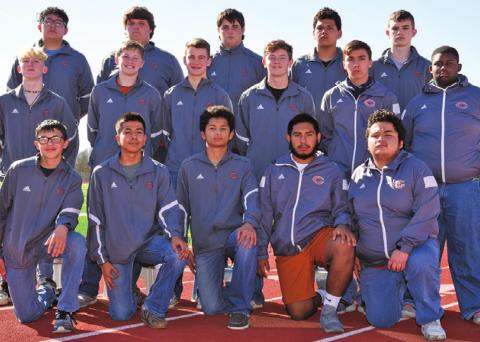 THE 2020 CALDWELL HORNET JUNIOR VARSITY TRACK team
