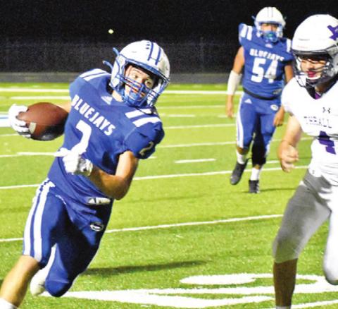 LANCE LARA CARRIES for Snook against the Thrall Tigers.