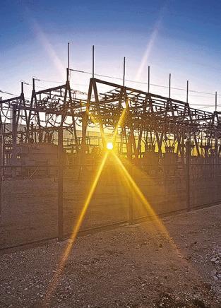 THE NEW LCRA substation is pictured after completion last week off Galilee Street. Photo courtesy of Jerry Zavodny