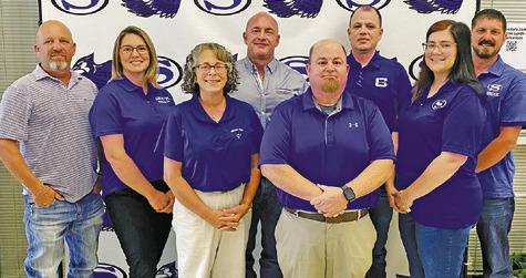 SNOOK ISD’S “TEAM OF 8” IS Joey Withem, Brittany Thigpen, Dana Yezak, Justin Hruska, John O’Brien, Adam Janac, Aubri Cotton and Bradley Prihoda.