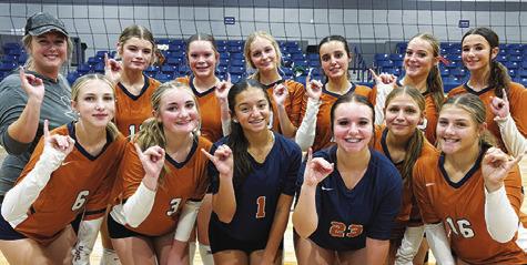 THE CALDWELL FRESHMAN VOLLEYBALL team won the Silver Bracket title at the Mumford Volleyball Tournament on Saturday.