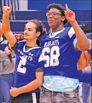 SNOOK FOOTBALL players, Tristan Yen and Robert Carter