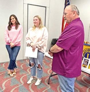 LAST THURSDAY, John Brahm, Vice President of the Caldwell Burleson County Lions