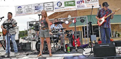 THE PEOPLE’S CHOICE Band performs on Saturday, July 13, during the Main Street second Saturday concert and street dance in Caldwell.