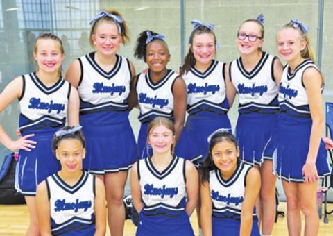 SNOOK JUNIOR HIGH cheerleaders recently attended the Universal Cheerleaders Association (UCA) cheer camp at Texas A&amp;M University.