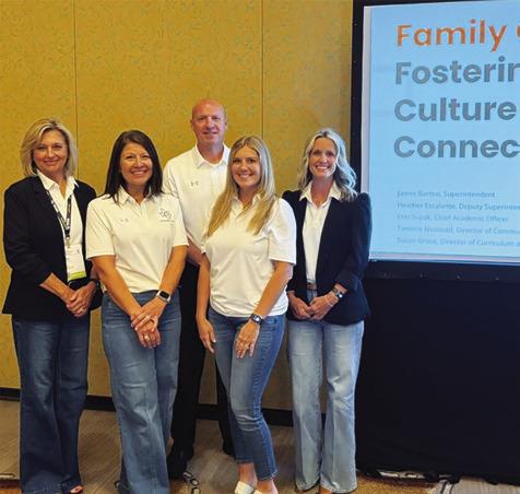 CALDWELL ISD’S EXECUTIVE LEADERSHIP team and school board attended last week’s Texas Association of School Board’s (TASB) Summer Leadership Institute. The district’s executive team did a presentations at the event on “Family Groups: Fostering a Culture of Connection” -- sharing how this initiative helps build stronger relationships across campuses and creates meaningful dialogue between staff and district leadership.