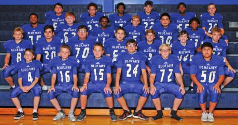 THE 2020 SNOOK BLUEJAY JUNIOR HIGH SCHOOL football team