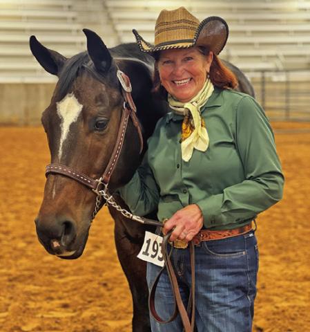 KELLY LAZO OF Caldwell was reserve champion in the Open and Non-Pro divisions of the Let’s Get Ranchy Online Horse Show, a virtual horse show with competitors from across the country. Tribune photo by Sabine Lazo