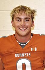 In the Hornets’ homecoming win over Smithville on Friday, Becka was 9-of-13 passing for 111 yards and one TD and rushed 13 times for 58 yards and four TDs.