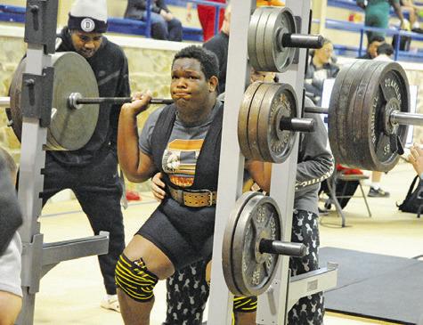 SOMERVILLE POWERLIFTER JASHAWN Jones won gold at last Saturday’s Somerville Tri-Meet in the SHW division, lifting a total of 1,180 pounds.