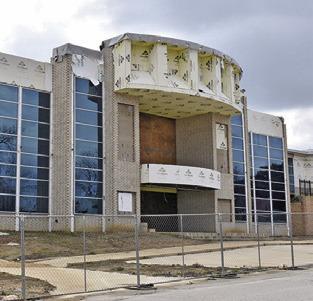 THE CALDWELL CITY Hall construction site as seen from the Fox Street side.