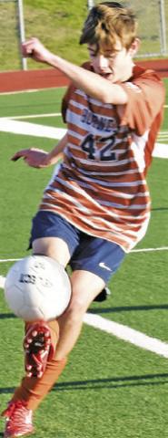 Hornet soccer cages Tigers 1-0