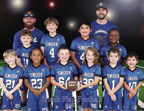SNOOK DIVISION 1 FLAG FOOTBALL TEAM FIRST &amp; SECOND-GRADERS