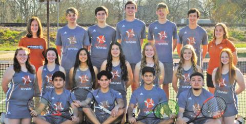THE 2021 CALDWELL HIGH SCHOOL SPRING TENNIS TEAM