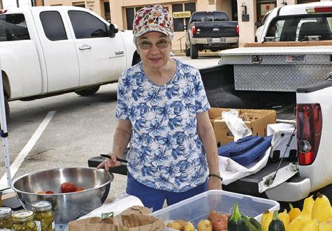 HOPE SPRINGS FARMS displays these items on Saturday at the Farmers Market in downtown Caldwell.