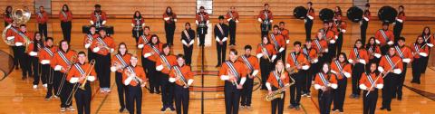 THE 2020-2021 CALDWELL HIGH SCHOOL HORNET BAND INCLUDES I
