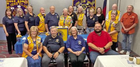 THE CALDWELL BURLESON COUNTY Lions Club recently held its Club Officers’ Installation Luncheon. Photo courtesy of Lion Dick Weatherly