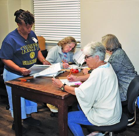BURLESON COUNTY TABULATORS for Tuesday’s March primary elections are pictured.
